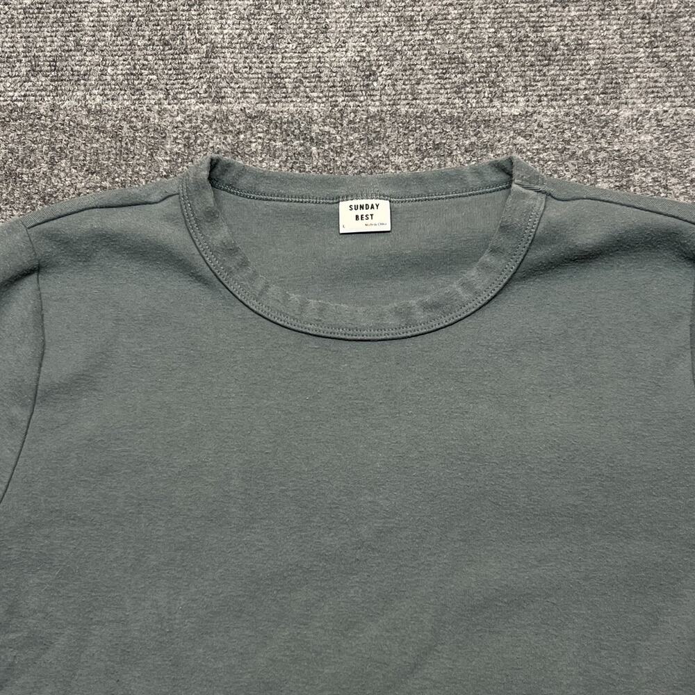 Sunday Best Aritzia Shirt Womens Large Short Sleeve Crew Neck Basic Tee Top